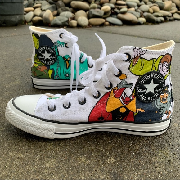 SOLD Converse x Scooby-Doo High Top Chuck Taylor Shoes // Collectible Character - Picture 8 of 9